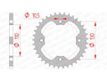AFAM RR SPROC 520 STEEL ST 16406, 37
