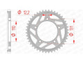 AFAM RR SPROC 525 STEEL ST 164800, 46