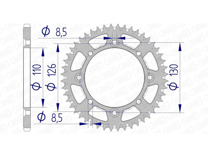 AFAM RR SPROC 420 ALU UL SC 17107, 47