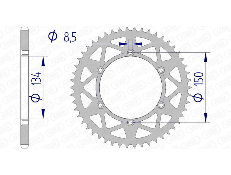 AFAM RR SPROC 520 ALU UL 17206, 49