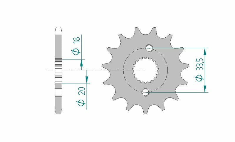 AFAM FR SPROC 420 STEEL ST 20211, 15