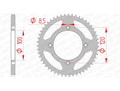 AFAM RR SPROC 420 STEEL ST 38101, 51