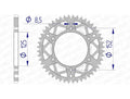 AFAM RR SPROC 520 ALU UL SC 39300, 50