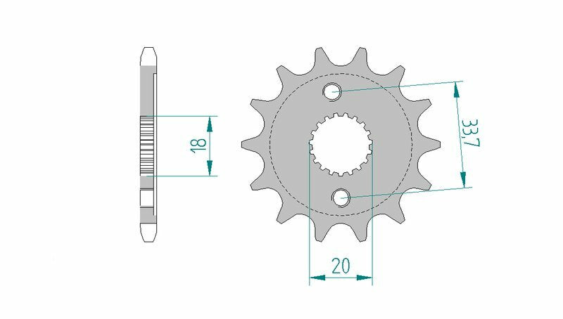 AFAM FR SPROC 428 STEEL ST 20212, 14