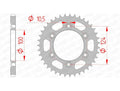 AFAM RR SPROC 525 STEEL ST 50609, 43
