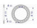 AFAM RR SPROC 520 ALU UL HA 63300, 52