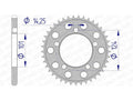 AFAM RR SPROC 525 ALU UL HA 72801, 40