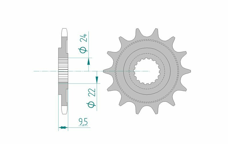 AFAM FR SPROC 520 STEEL SC 20311, 13