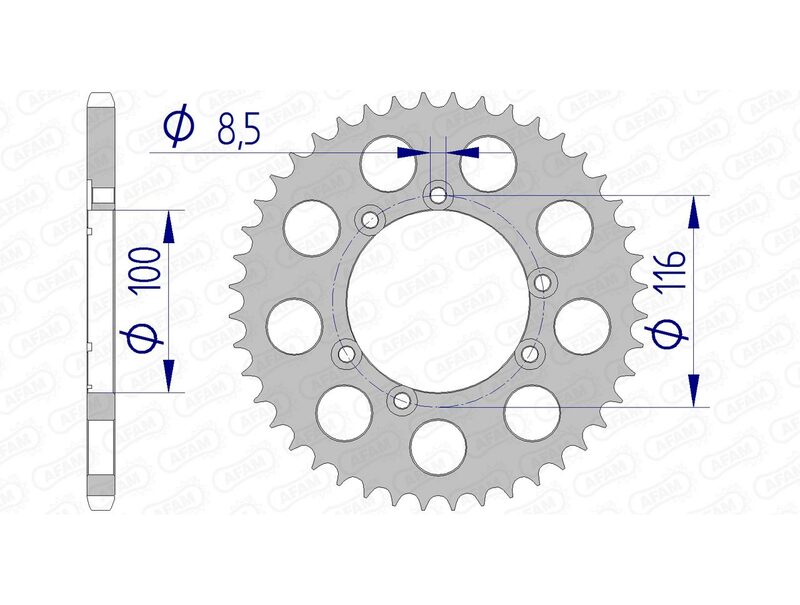 AFAM RR SPROC 520 ALU UL HA 93303, 41