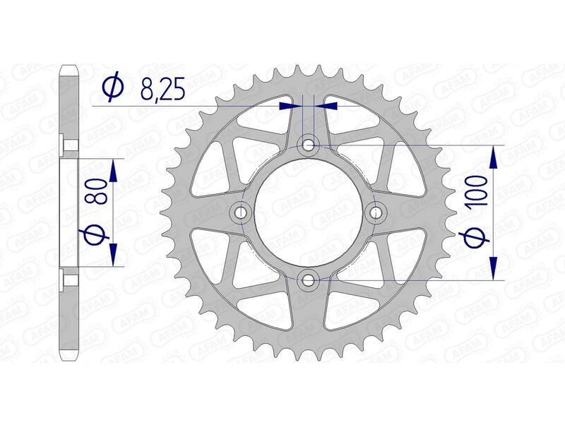 AFAM RR SPROC 520 ALU UL HA 93320, 41
