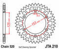 JTSPR RR SPROC 520 ALU UL SC 210, 50