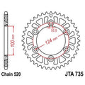 JTSPR RR SPROC 520 ALU UL 735, 41