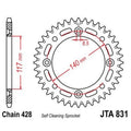 JTSPR RR SPROC 428 ALU UL 831, 47