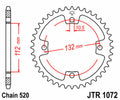 JTSPR RR SPROC 520 STEEL ST 1072, 38
