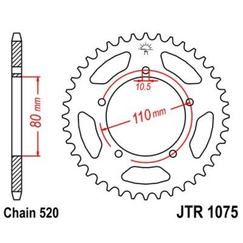 JTSPR RR SPROC 520 STEEL ST 1075, 39
