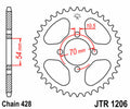 JTSPR RR SPROC 428 STEEL ST 1206, 42