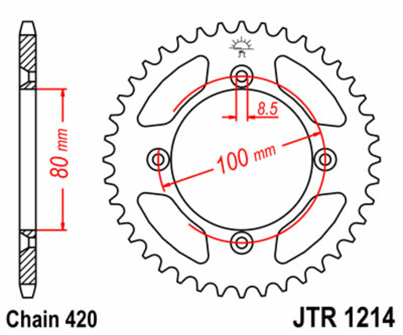 JTSPR RR SPROC 420 STEEL ST 1214, 36
