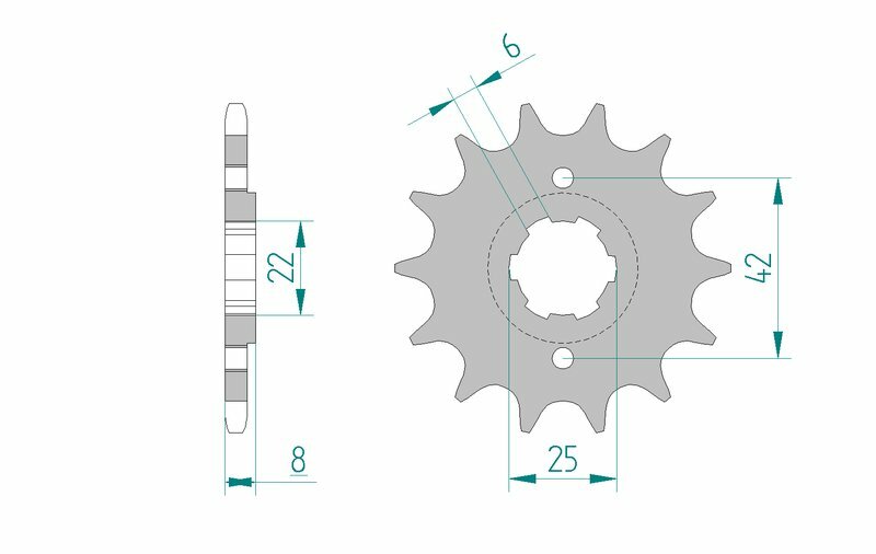 AFAM FR SPROC 520 STEEL ST 20500, 14