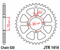 JTSPR RR SPROC 520 STEEL ST 1414, 43