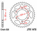 JTSPR RR SPROC 520 STEEL ST 1478, 40