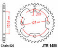 JTSPR RR SPROC 525 STEEL ST 1480, 38