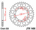 JTSPR RR SPROC 520 STEEL ST 1486, 44
