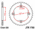 JTSPR RR SPROC 520 STEEL ST 1760, 37