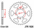 JTSPR RR SPROC 520 STEEL ST 1826, 42