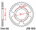 JTSPR RR SPROC 520 STEEL ST 1910, 32