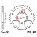 JTSPR RR SPROC 520 STEEL ST 1912, 42