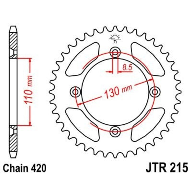 JTSPR RR SPROC 420 STEEL ST 215, 49
