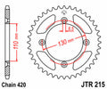JTSPR RR SPROC 420 STEEL ST 215, 55