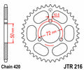 JTSPR RR SPROC 420 STEEL ST 216, 45