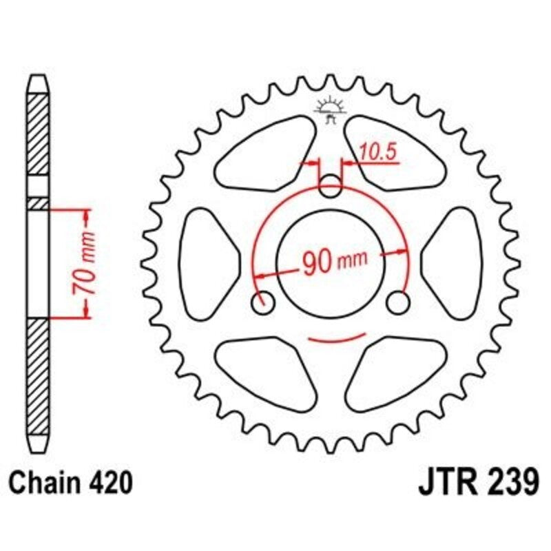 JTSPR RR SPROC 420 STEEL ST 239, 47