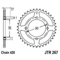 JTSPR RR SPROC 428 STEEL ST 267, 39
