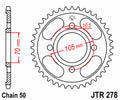 JTSPR RR SPROC 530 STEEL ST 278, 38