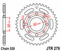 JTSPR RR SPROC 520 STEEL ST 279, 32
