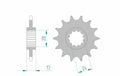 AFAM FR SPROC 520 STEEL ST 20516, 14