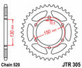 JTSPR RR SPROC 520 STEEL ST 305, 46