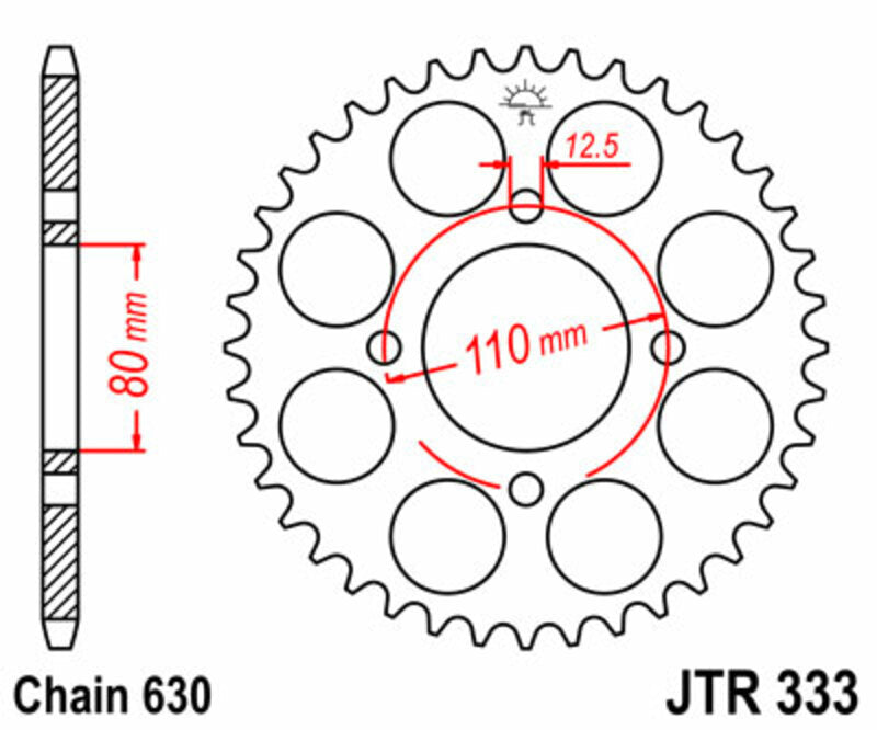 JTSPR RR SPROC 630 STEEL ST 333, 38