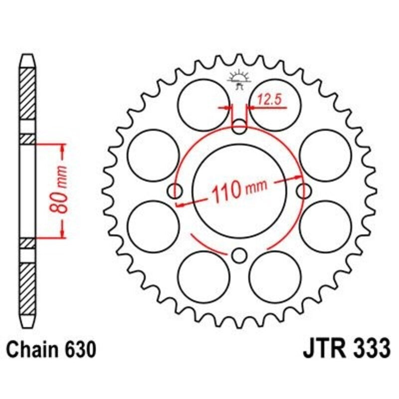 JTSPR RR SPROC 530 STEEL ST 333, 43