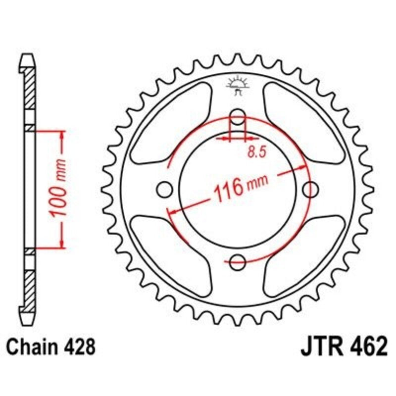 JTSPR RR SPROC 428 STEEL ST 462, 51