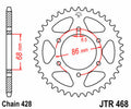 JTSPR RR SPROC 428 STEEL ST 468, 46