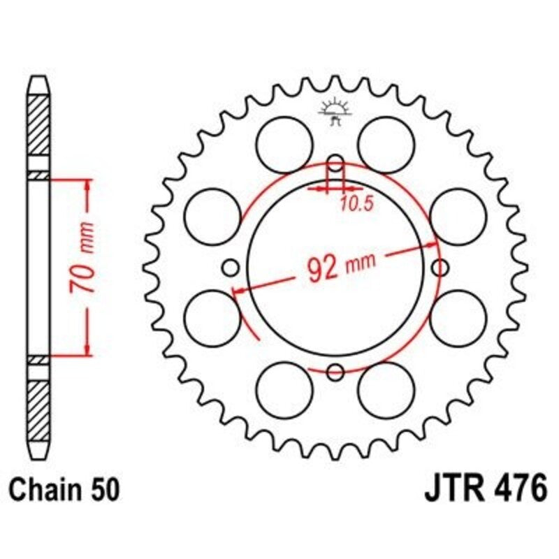 JTSPR RR SPROC 530 STEEL ST 476, 43