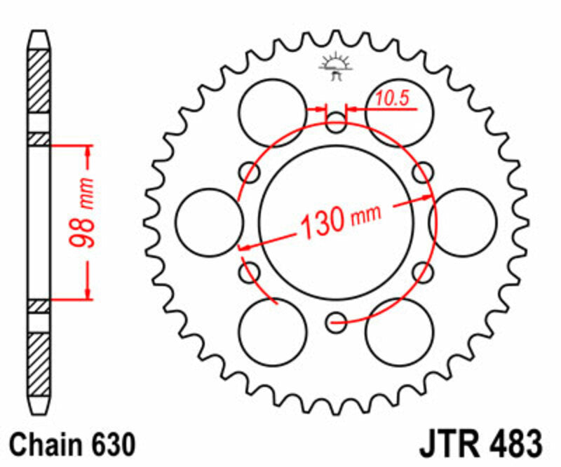 JTSPR RR SPROC 630 STEEL ST 483, 35