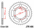 JTSPR RR SPROC 520 STEEL ST 486, 47