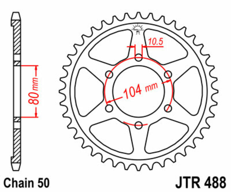 JTSPR RR SPROC 530 STEEL ST 488, 41