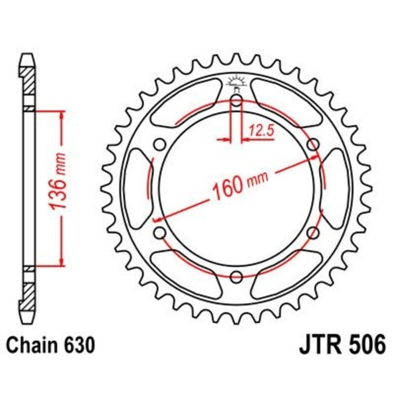 JTSPR RR SPROC 525 STEEL ST 506, 40