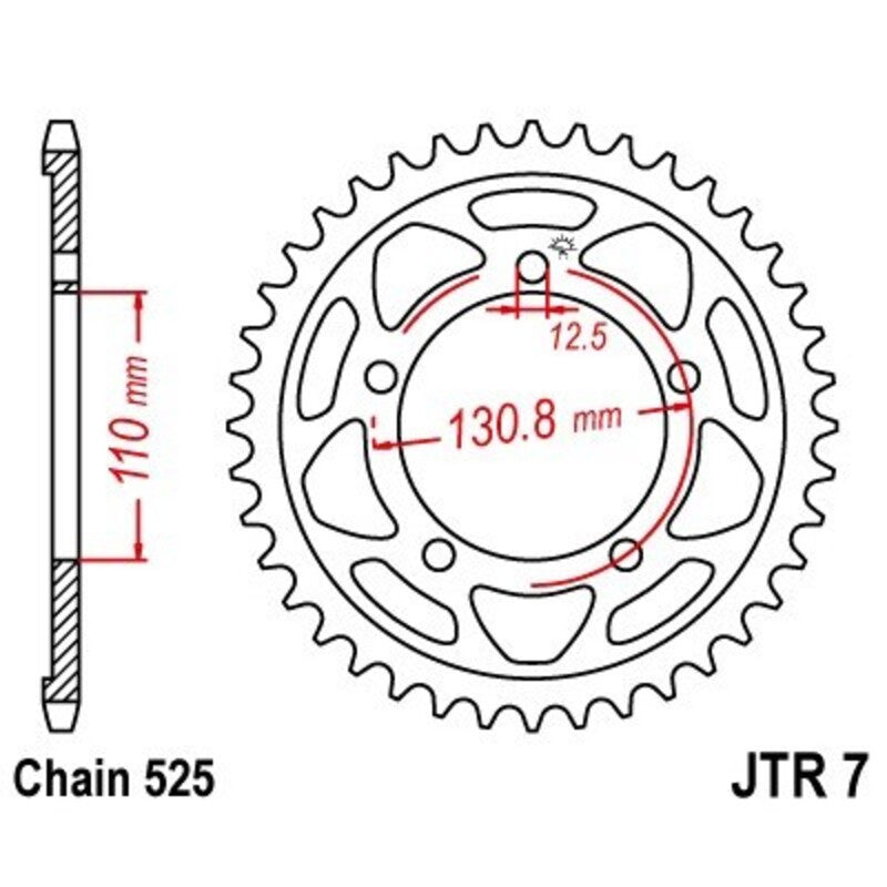 JTSPR RR SPROC 525 ZINC ST 7, 45