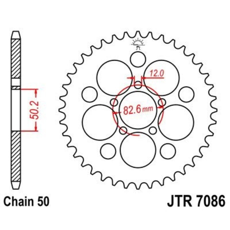 JTSPR RR SPROC 530 STEEL ST 7086, 48